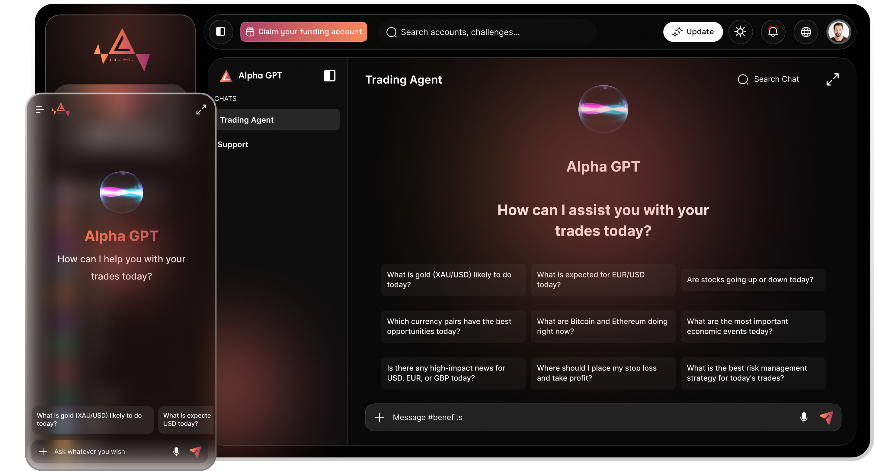 Alpha GPT mockup